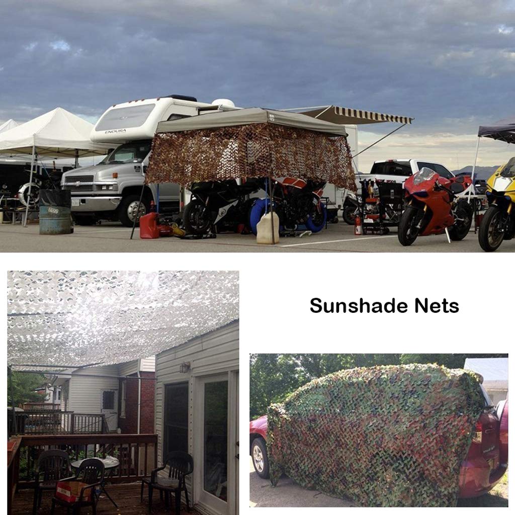Military Camo Netting - Woodland Camouflage Mesh Net for Hunting, Army, Camping & Shooting Blinds | Sunscreen Jungle Camo Cover for Outdoor Activities, Theme Parties & Decorations