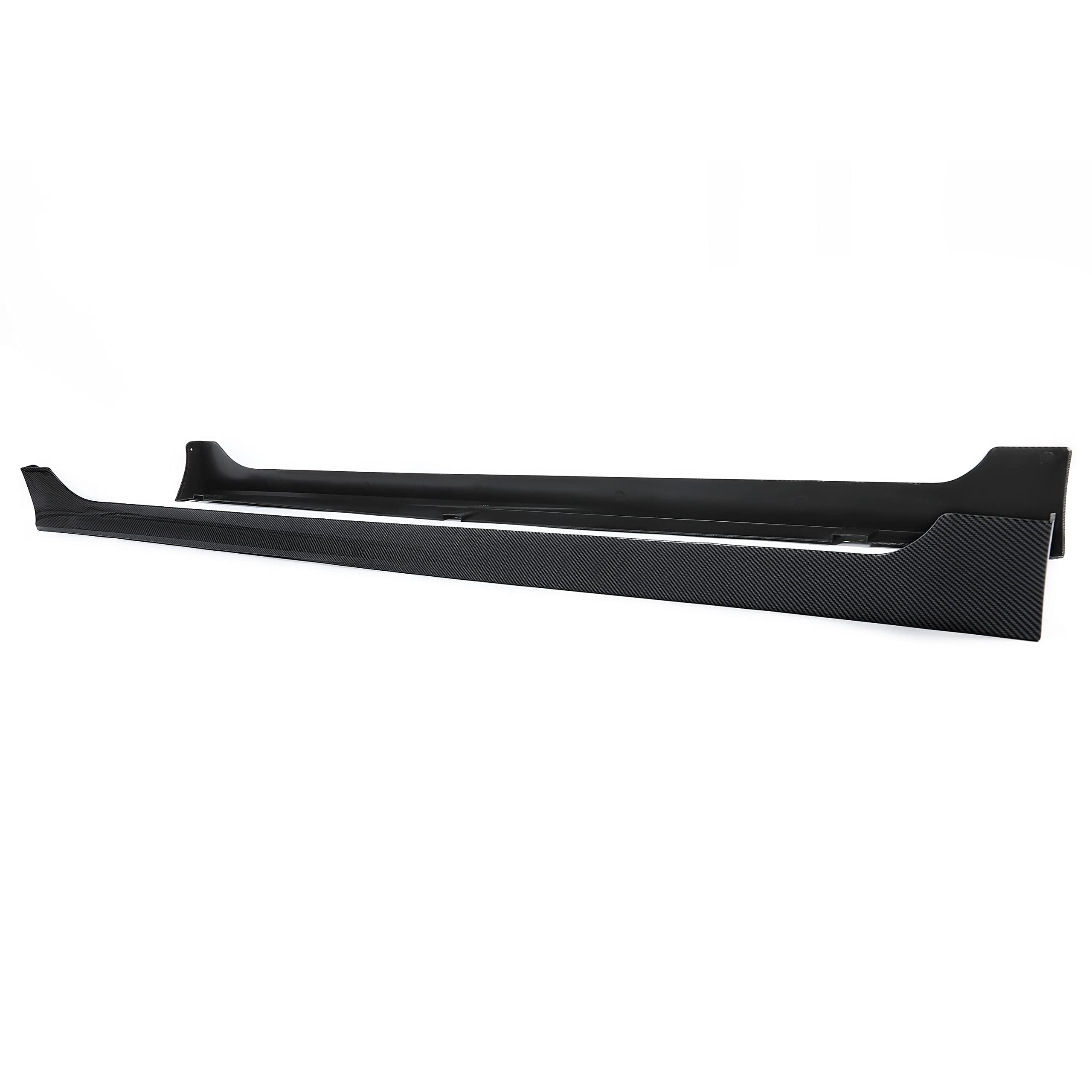 HECASA Carbon Fiber Side Skirts Rocker Panels for 2013-2017 Honda Accord Sedan - Body Kit Replacement & Spoiler Extension - Perfect for Car Enthusiasts & Custom Modifications