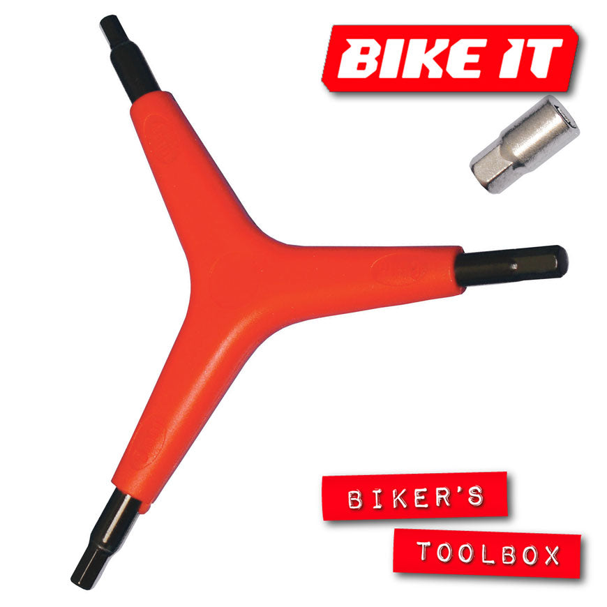 4-Way Hex Wrench Set - Y Shaped Multi-Tool for Bikes, Furniture & DIY Projects - Durable Steel Construction - Perfect for Home Repairs & Assembly