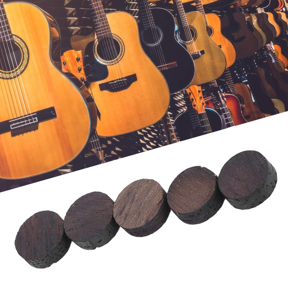 100pcs Premium Rosewood Guitar Fretboard Inlay Dots - Perfect for Folk Guitar Accessories & DIY Luthier Projects - Enhance Playability & Aesthetics for Acoustic and Electric Guitars