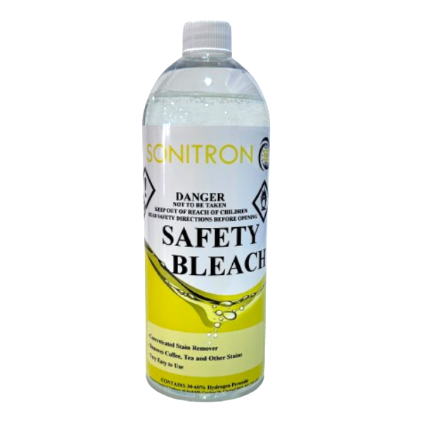 Sonitron Safety Bleach Carpet Cleaner - 60% Hydrogen Peroxide Solution for Deep Stain Removal | Perfect for Home, Office & Pet Stain Cleaning
