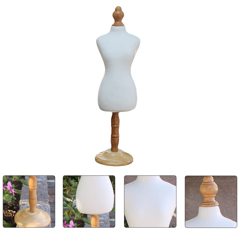 Balacoo Mini Wooden Clothes Hanger for Pets - Adjustable Pet Dress Mannequin & Doll Clothing Display Hanger | Perfect for Pet Fashion Shows, Photography & Wardrobe Organization