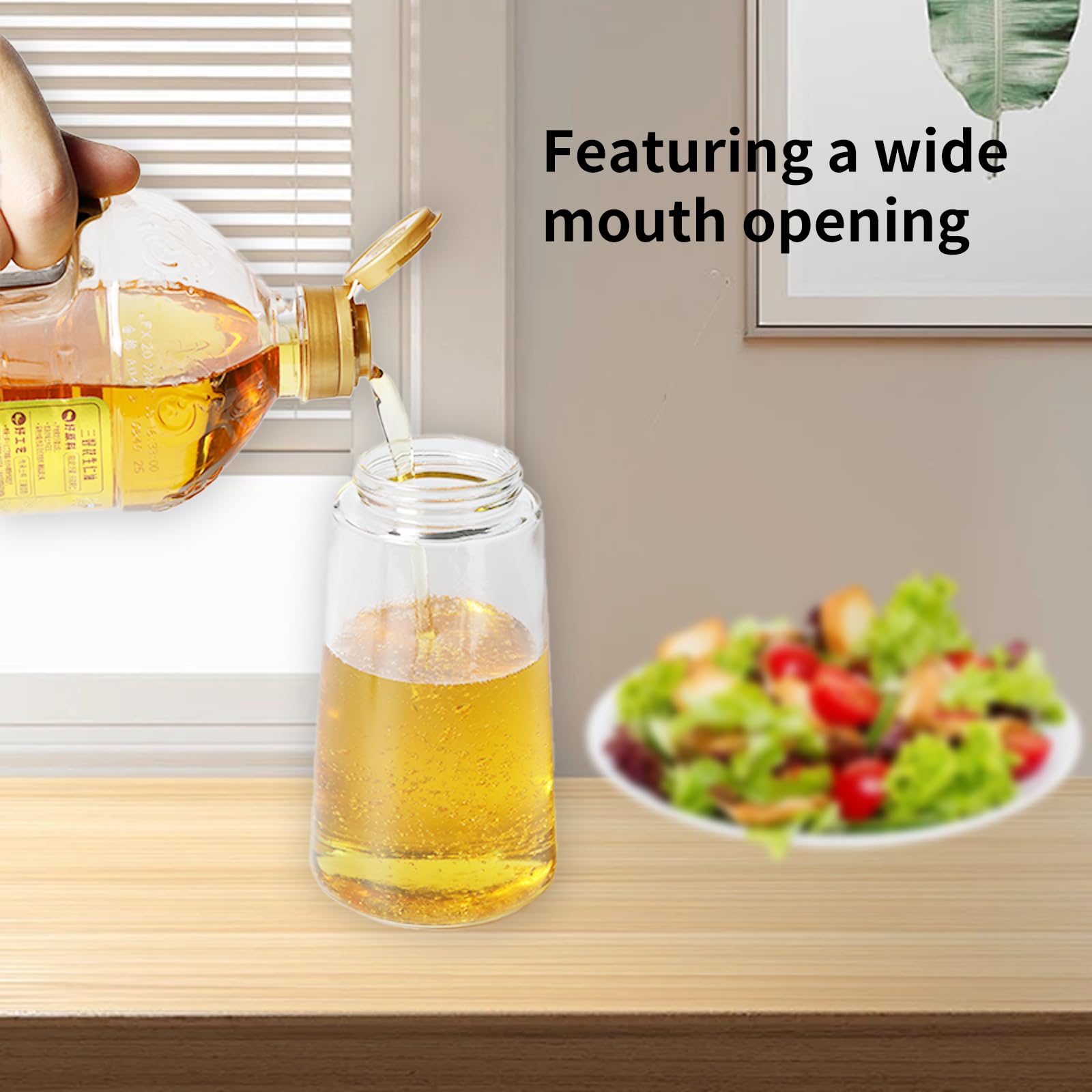 2 Pack Oil Sprayer for Cooking - 16oz/470ml Olive Oil Dispenser Bottle, Food-Grade Glass Oil Mister for Air Fryer, Oven & Steak Frying - Perfect for Kitchen, BBQ, Salad Dressing & Healthy Cooking (Black & Cream White)