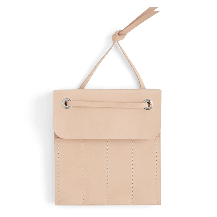 Premium Leather Chisel Pouch with Paper Pattern - Perfect for Woodworking Tools & DIY Craft Storage