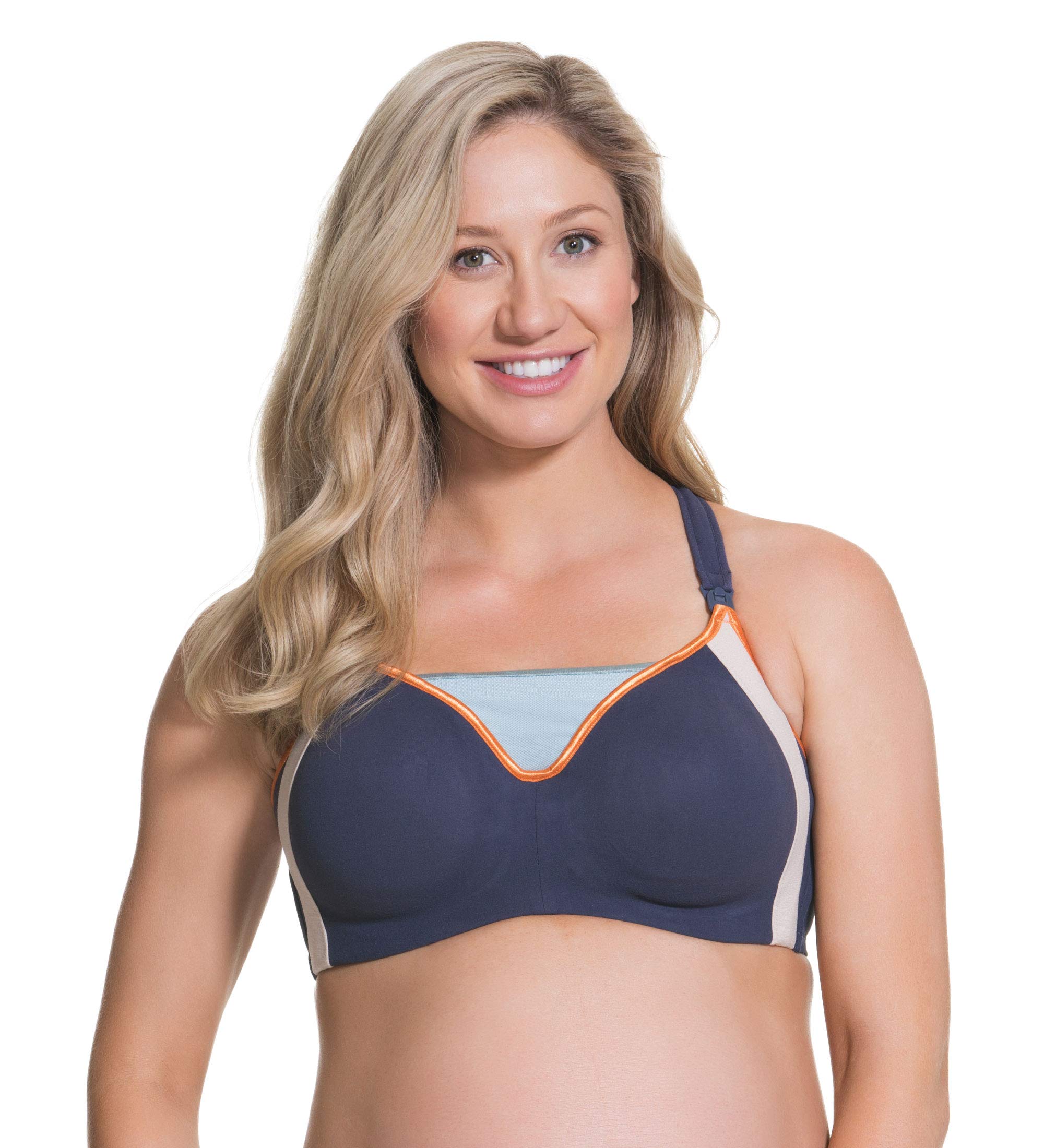 Cake Maternity Zest Nursing Sports Bra - Comfortable Breastfeeding Bra for Active Moms, Supportive Maternity Sports Bra for Yoga, Running & Postpartum Workouts