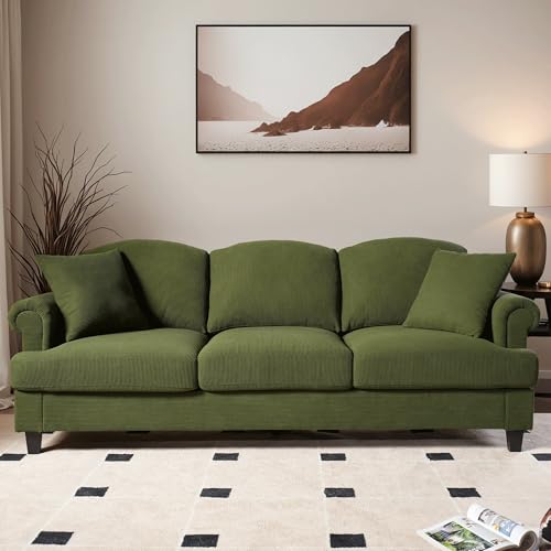 Green, Corduroy Fabric