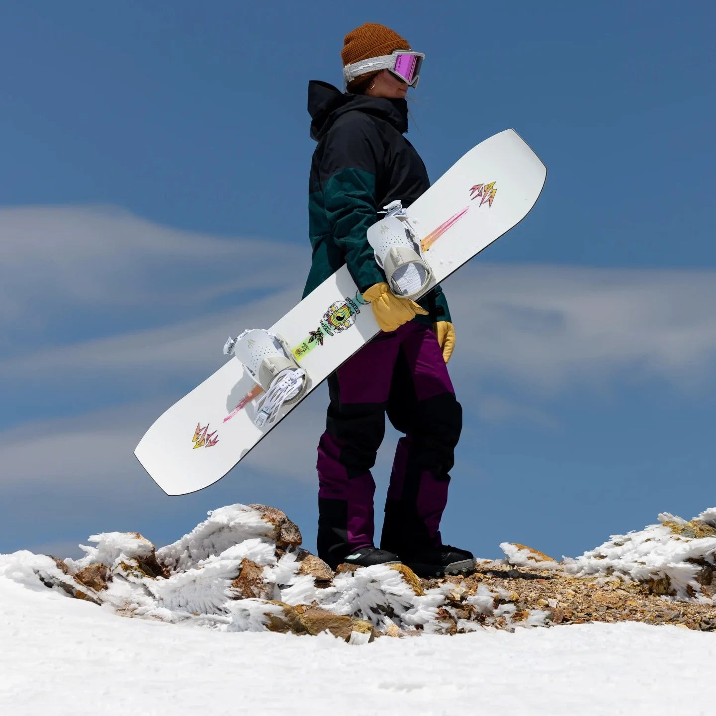 Jones Women's Tweaker Snowboard 2025 - All-Mountain Freestyle Snowboard for Women | Perfect for Park, Powder & Groomed Runs