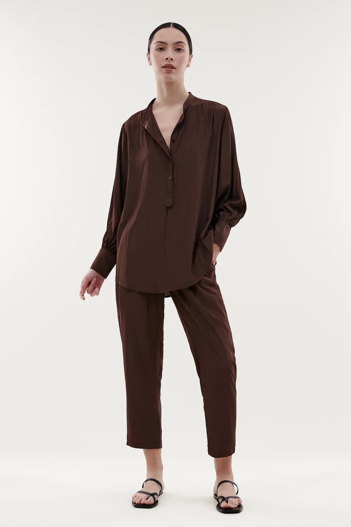 Premium Men's Dress Pants - Classic Espresso Brown for Office & Business Attire - Comfortable & Stylish Formal Trousers for Work & Professional Events