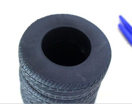 Tire-Shaped Pen Stand & Pencil Holder - Stylish Desk Organizer for Office, School & Home Workspace Accessories