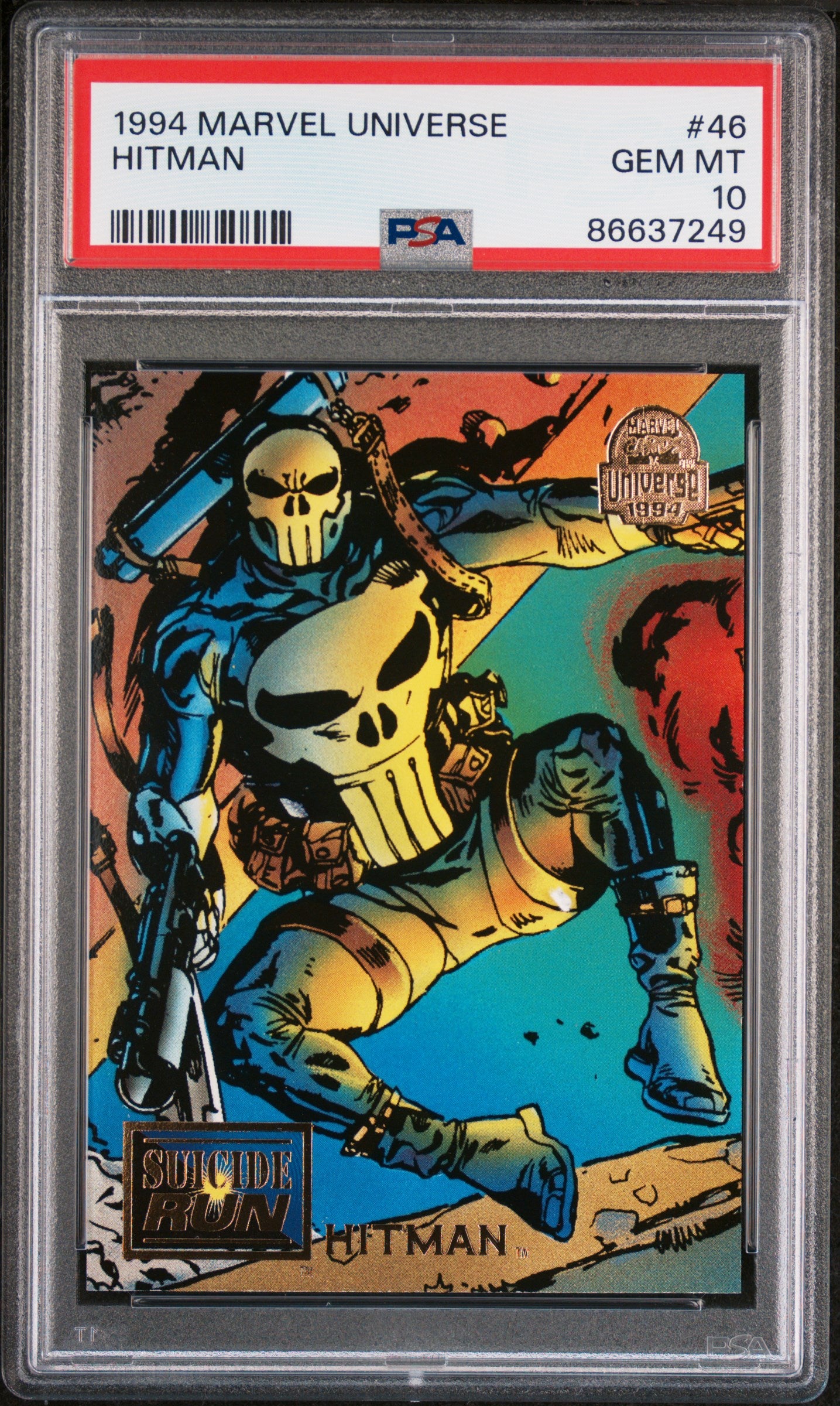 1994 MARVEL UNIVERSE HITMAN #46 PSA 10 Graded Comic - Rare Collectible for Marvel Fans & Investors | Perfect for Display, Gifts, and Comic Book Collections