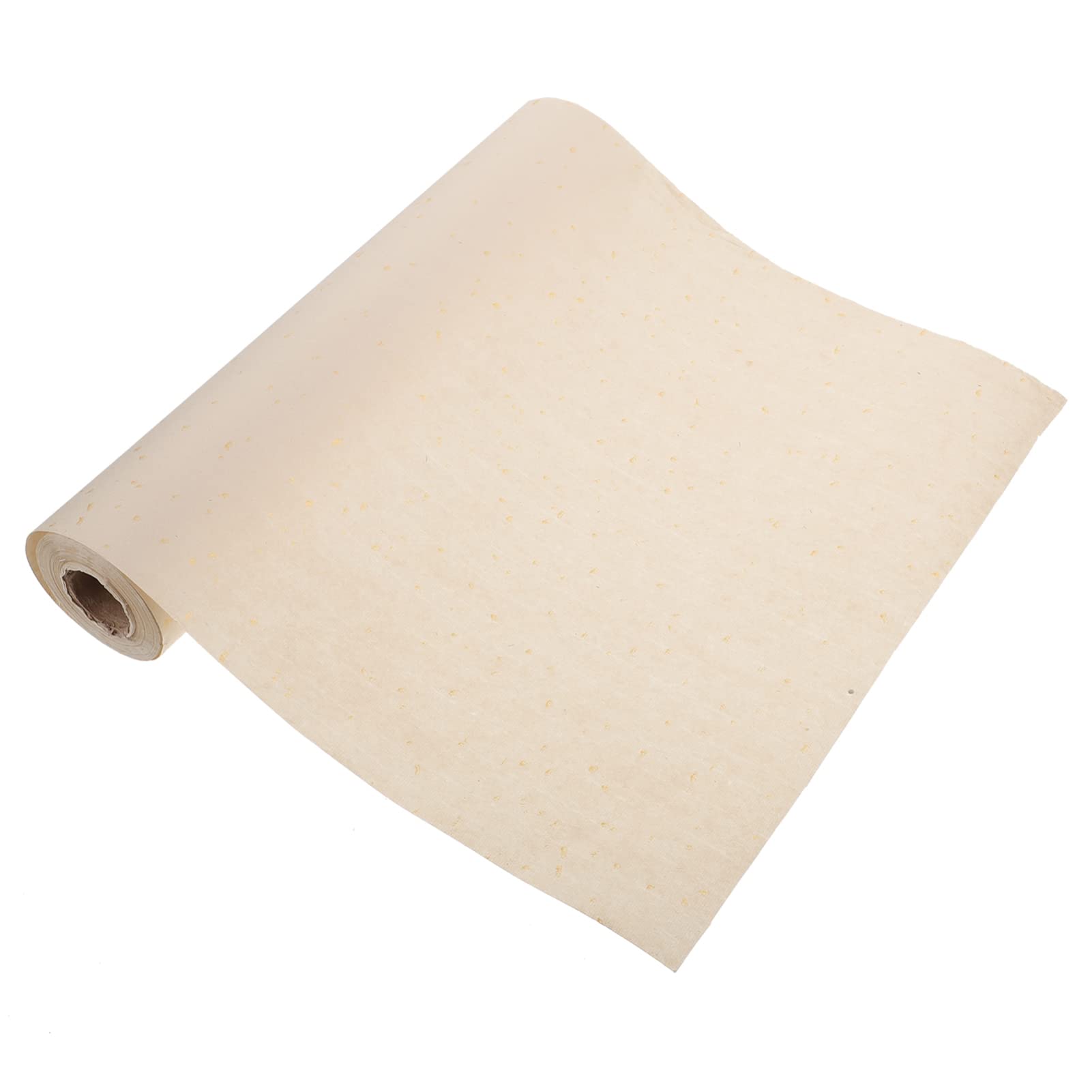Premium Chinese Calligraphy Xuan Rice Paper - Traditional Sumi Brush Painting & Art Tissue Paper (0.35x20m, Beige) for Letter Writing, DIY Crafts, Home Decor & Gift Wrapping