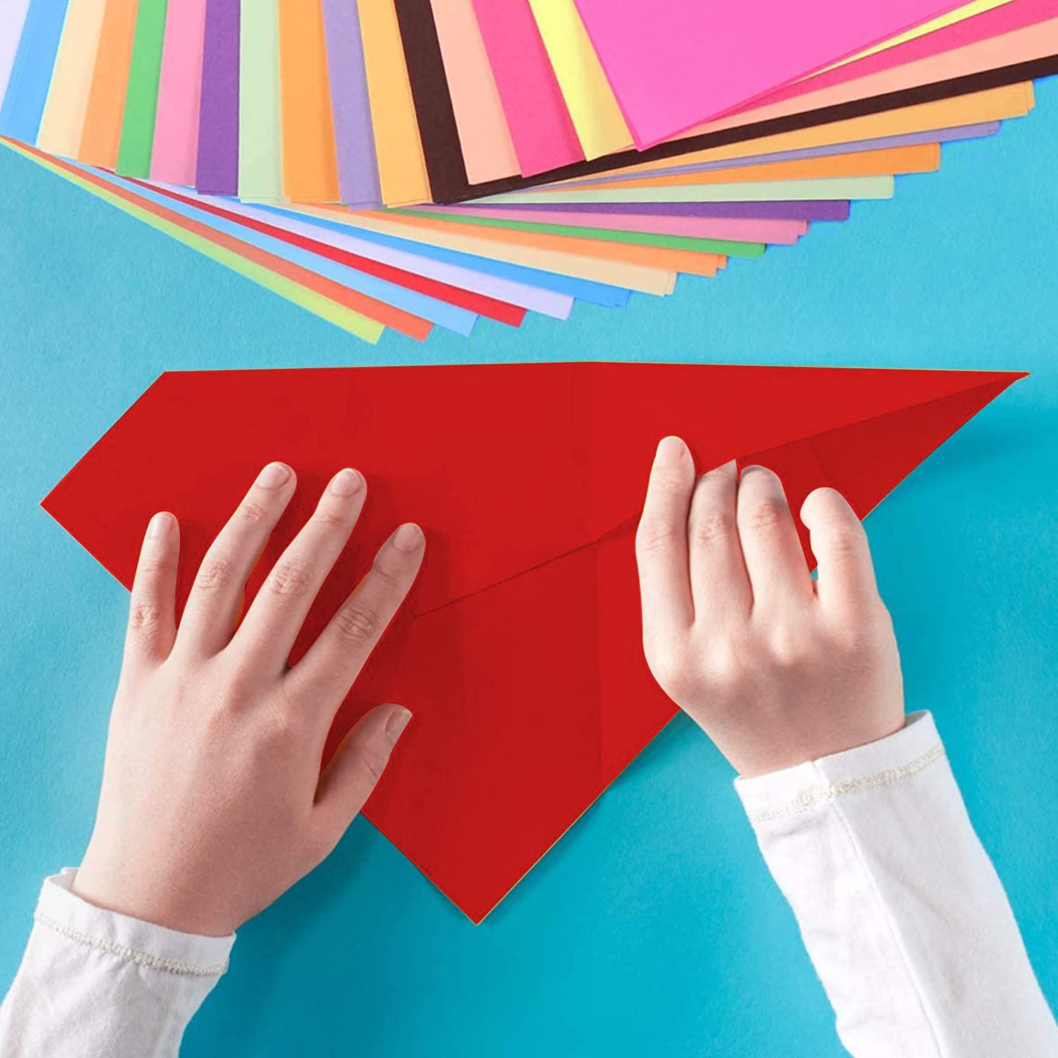 70 Sheets Red Cardstock Paper 8.5x11 Inches - 90 lb/250 GSM Thick Construction Paper for Cricut, Card Making, Scrapbooking, DIY Crafts - Perfect for Greeting Cards, Invitations, School Projects & Home Decor