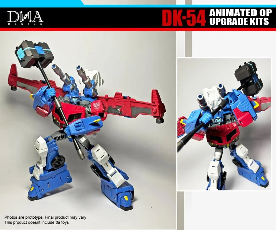 DNA Design DK 54 Upgrade Kit for Transformers Animated Optimus Prime - Enhance Your Collectible Figure with Premium Accessories for Display & Customization
