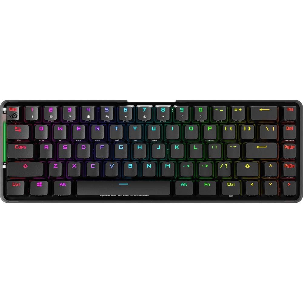 ASUS ROG Falchion NX 65% Wireless Mechanical Gaming Keyboard - Compact RGB Backlit, NX Red Switches, Bluetooth/Wireless/USB-C - Perfect for PC, Mac, Gaming & Office Use