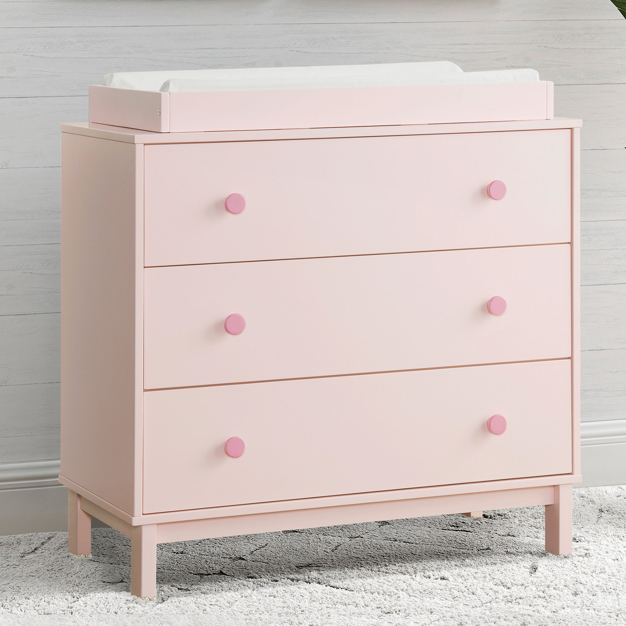 BabyGap Legacy 3-Drawer Nursery Dresser with Interlocking Drawers - Perfect for Baby Clothes Storage & Nursery Organization