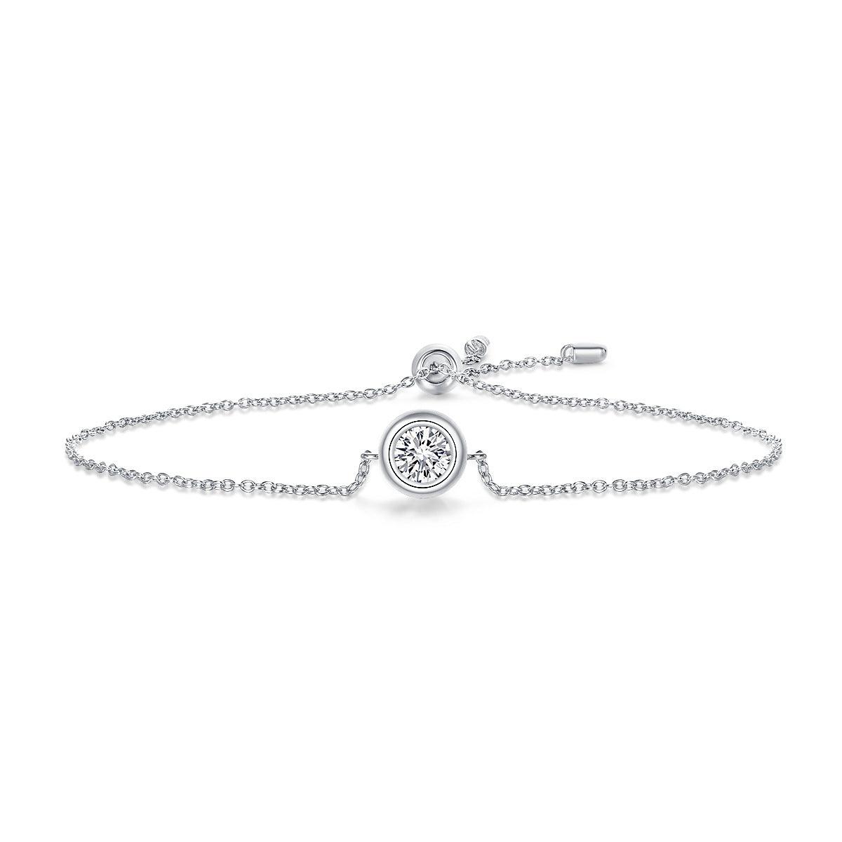 925 Sterling Silver Mosonite Bracelet for Women - Elegant & Durable Jewelry for Everyday Wear, Parties & Special Occasions