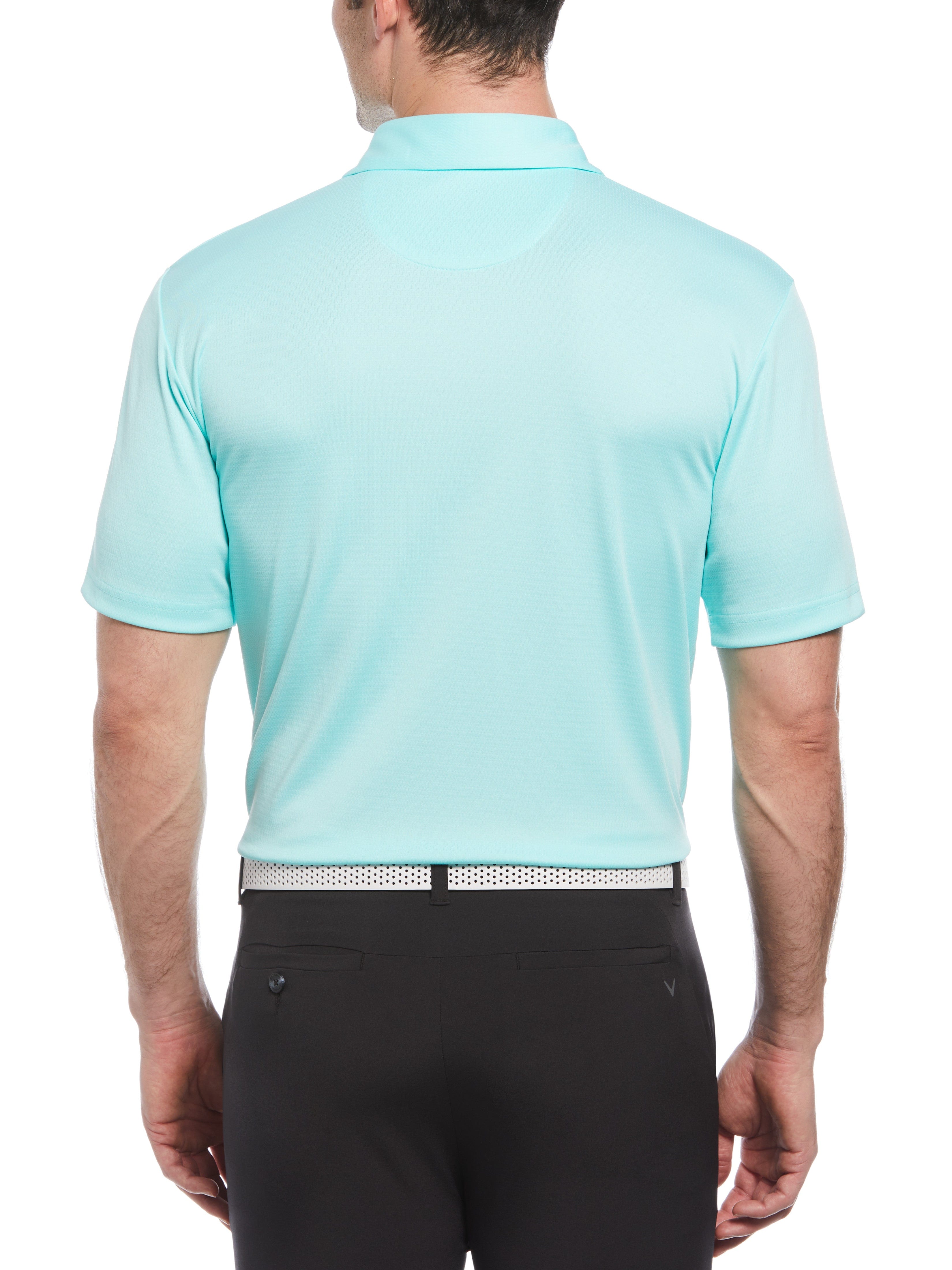 Men's Micro Texture Polo Shirt - Breathable & Comfortable Casual Wear for Golf, Office & Everyday Use