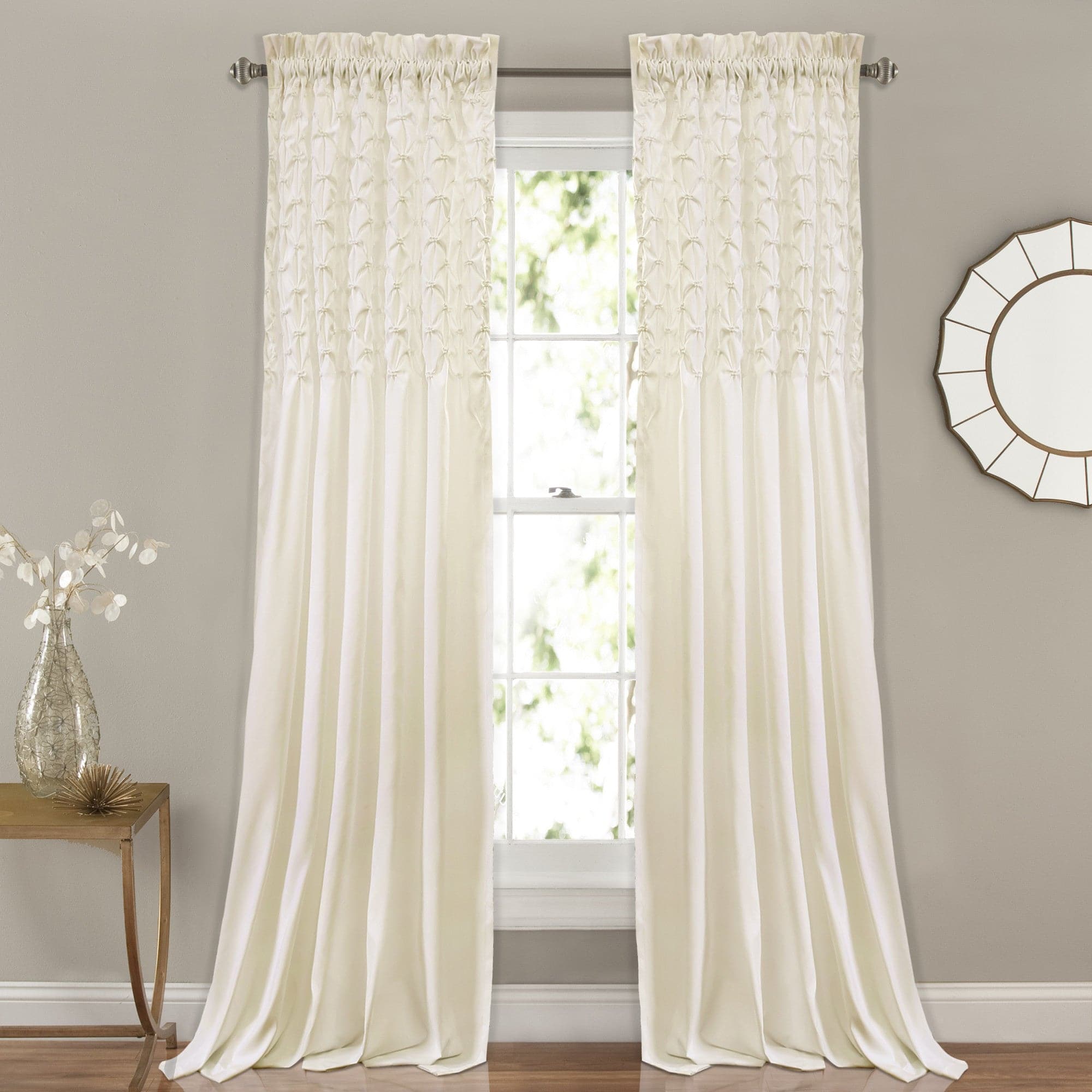 Bayview Window Curtain Set - Blackout Curtains for Living Room & Bedroom - Thermal Insulated Drapes with Rod Pocket - 84 Inch Length (2 Panels) - Perfect for Home Decor, Privacy & Light Control