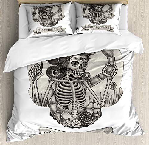 Beige Black White
