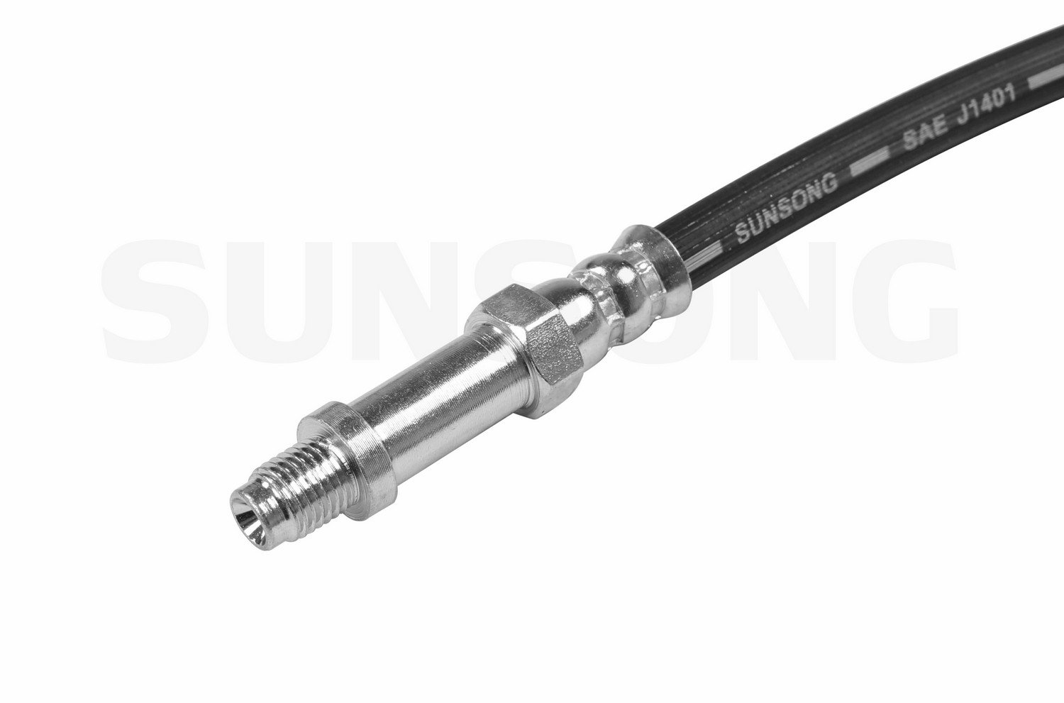Sunsong 2203532 Brake Hydraulic Hose - High Performance Replacement Hose for Cars, Trucks & SUVs - Durable DOT-Approved Brake Line for Safe Stopping Power - Ideal for Off-Roading, Towing & Daily Commuting