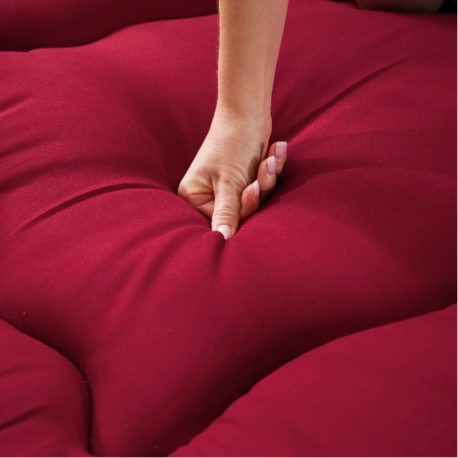 MAXYOYO Japanese Floor Futon Mattress - Portable Foldable Tatami Mattress for Guest Bed, Camping & Small Space Living | Comfortable Floor Sleeping Solution