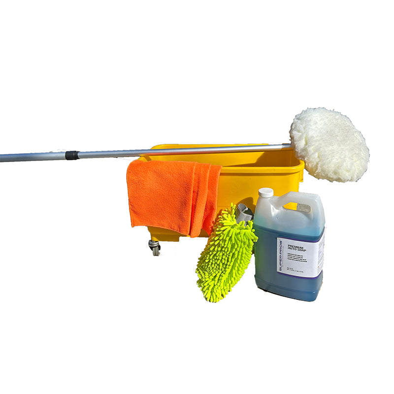 Premium Car Wash Kit - Complete Auto Detailing Set with Wash Mitt, Microfiber Towels & Wax (Ideal for Weekend Car Cleaning & Maintenance)