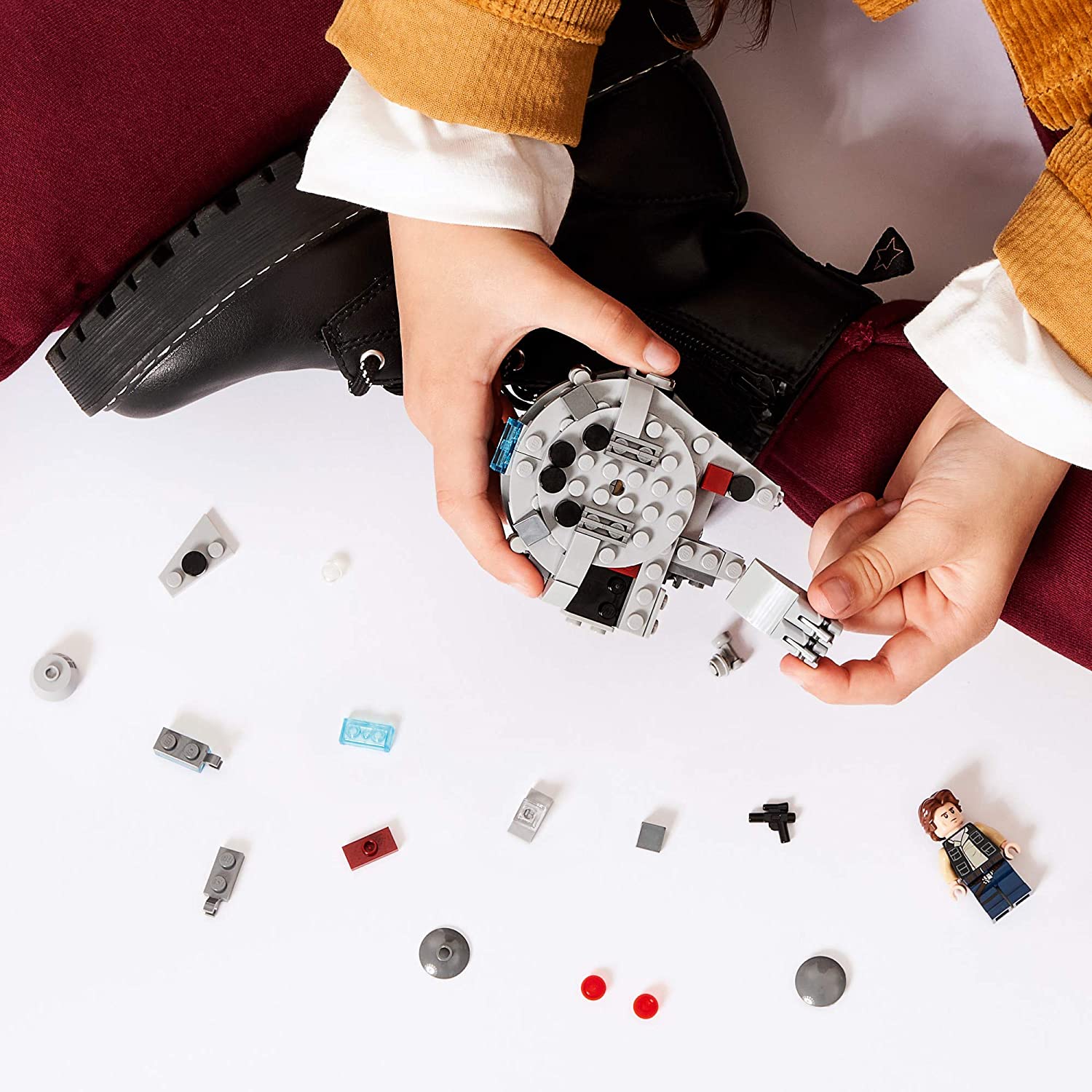 LEGO Star Wars Millennium Falcon Microfighter Building Kit 75295 - Perfect for Kids & Collectors, Great for Play & Display