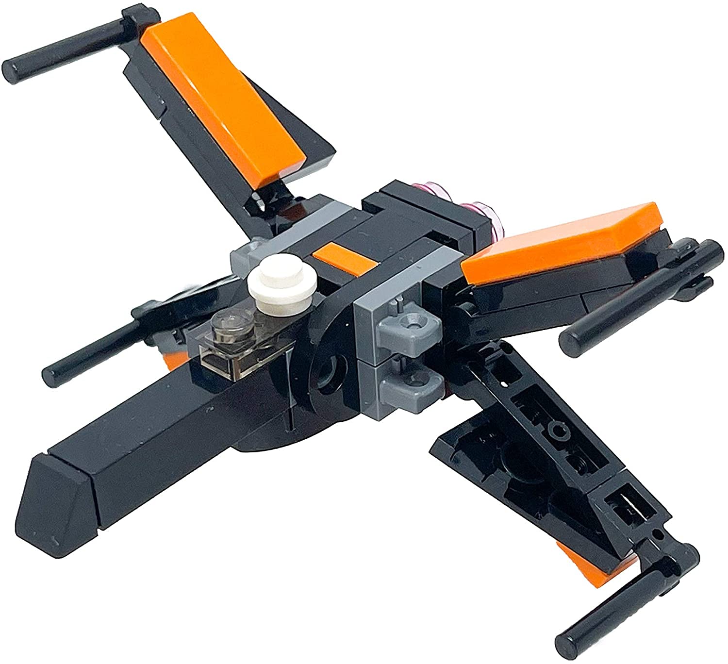 LEGO Star Wars Poe Dameron's X-Wing Fighter Micro Building Set - 48 Piece Collectible Model Kit for Kids & Adults | Space Adventure Play & Display