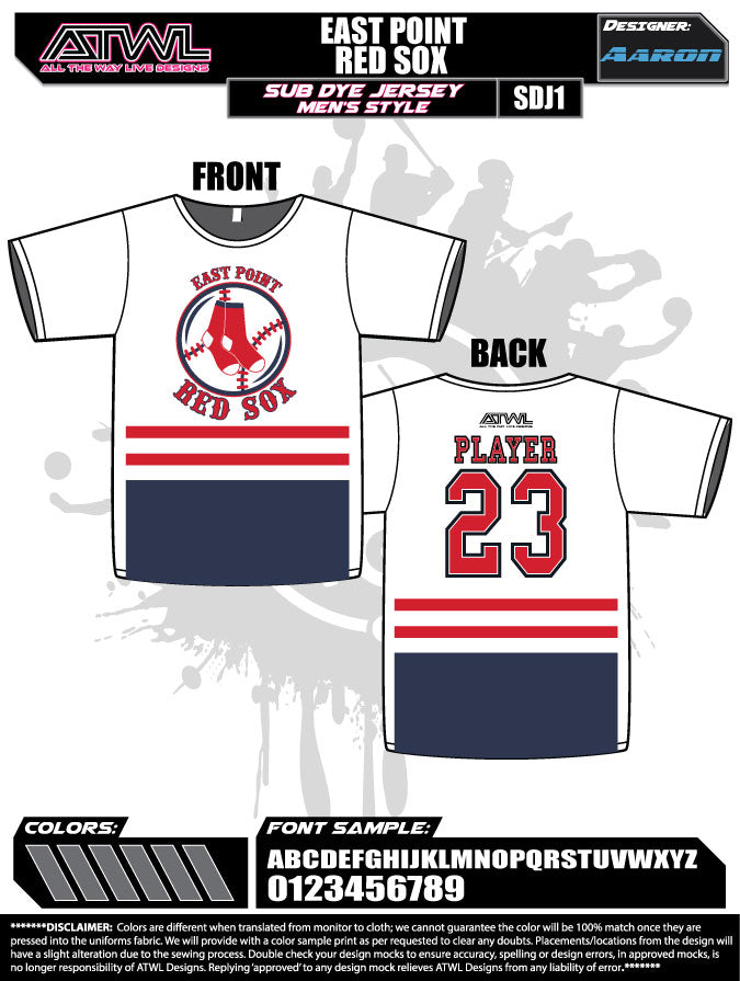 East Point Men's & Youth Basketball Jerseys - Breathable Mesh Sports Jersey for Training & Games - Custom Team Uniforms for Basketball, Soccer & Casual Wear