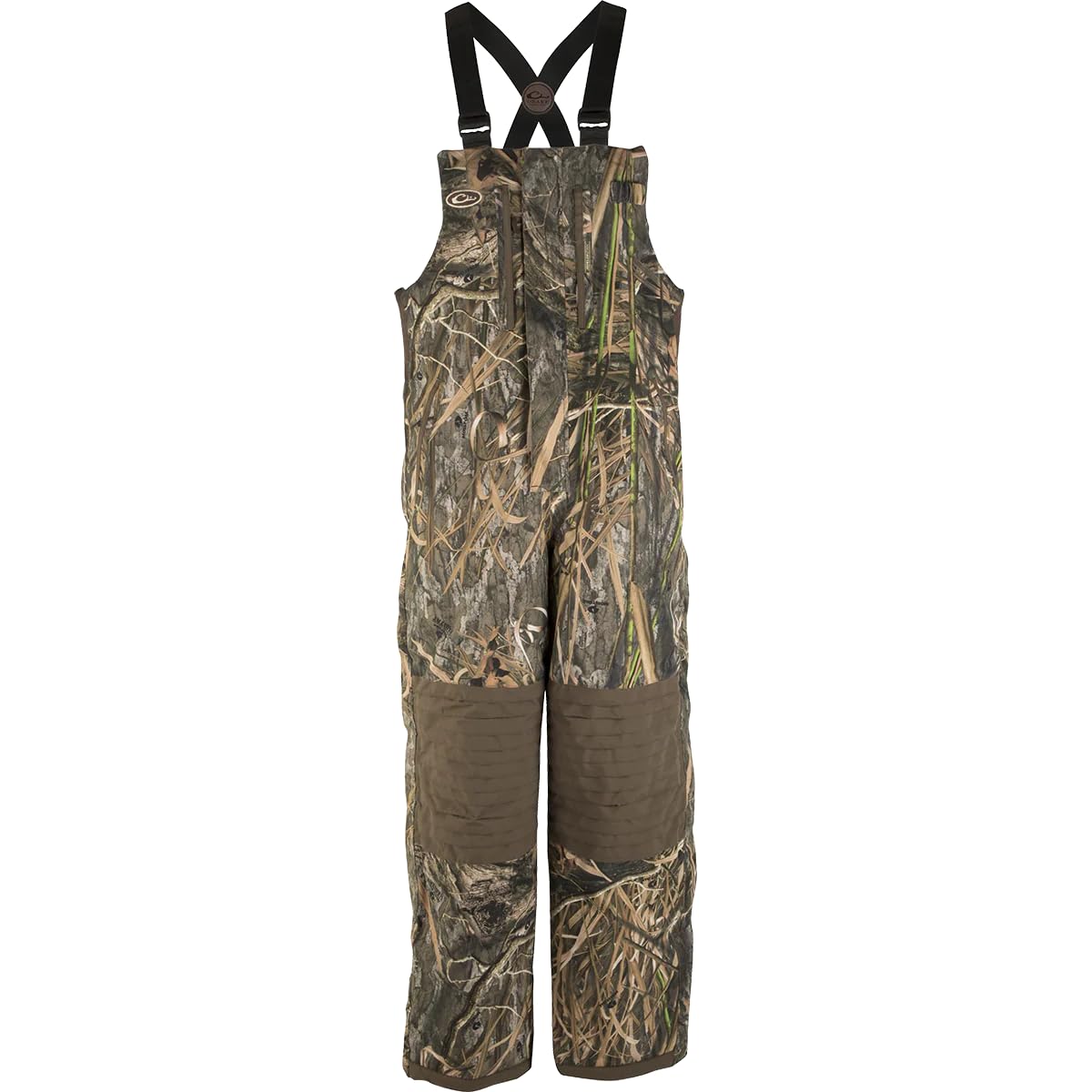 Drake Waterfowl Men's LST 2.0 Insulated Waterproof Hunting Bib - Windproof Fleece-Lined Overalls for Cold Weather Hunting & Outdoor Activities