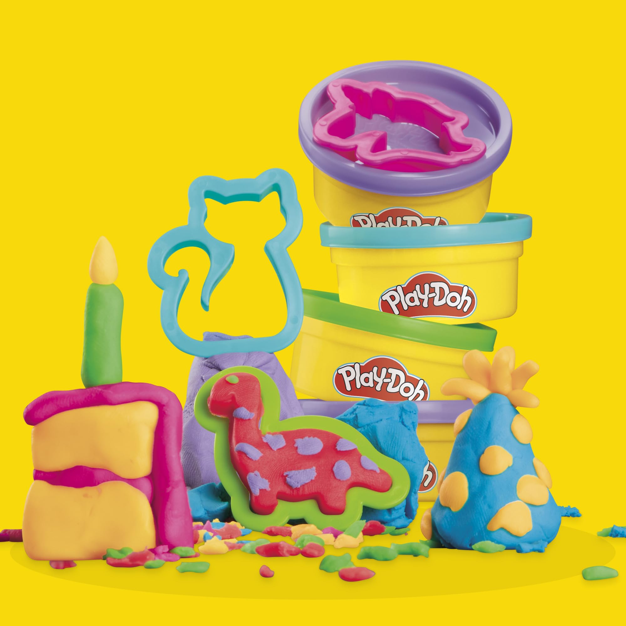 Play-Doh Party Favor Pack - Bulk 24 Pack of Non-Toxic Modeling Compound with Fun Cutters | Perfect for Kids Birthday Parties, Classroom Rewards & Goodie Bag Fillers | Safe Creative Play for Children Ages 3+ (Amazon Exclusive)