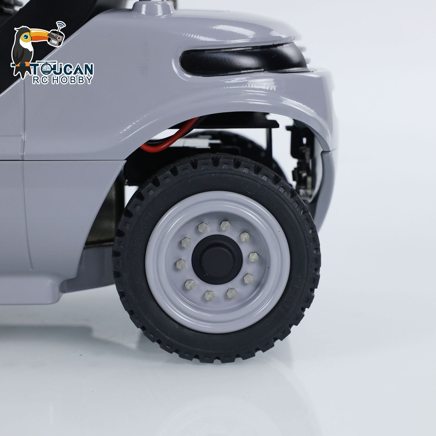 1/14 Scale Metal LESU Assembled & Painted RC Forklift Truck - RTR with Light, Sound, Motor, Servo & ESC - Includes Flysky FS Transmitter & Receiver - Perfect for Indoor/Outdoor RC Hobby, Construction Site Play & Collectors Display
