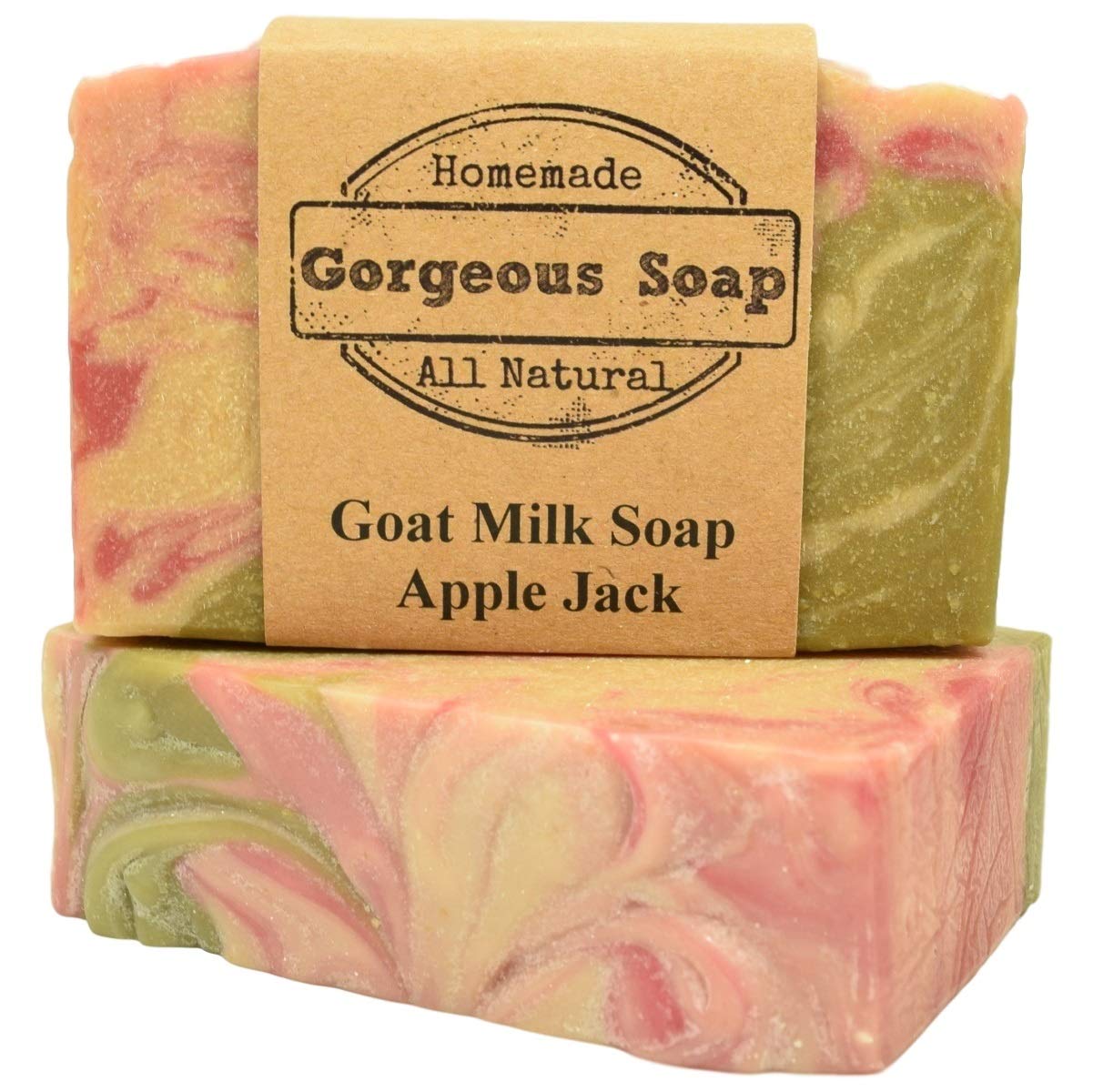 **Apple Jack Goat Milk Soap – All-Natural Handmade Bar Soap for Dry & Sensitive Skin – Moisturizing & Gentle Cleansing – Perfect for Daily Use, Gifts & Self-Care**