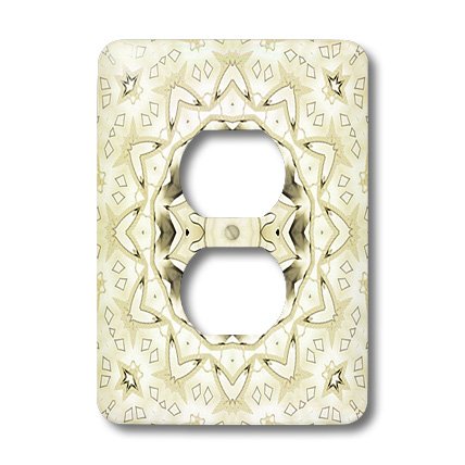 3D Elegant Gemstone Decorative Ring Mandala Light Switch Cover - Boho Home Decor for Bedroom, Living Room & Office | Stylish Wall Plate for Switch Outlets