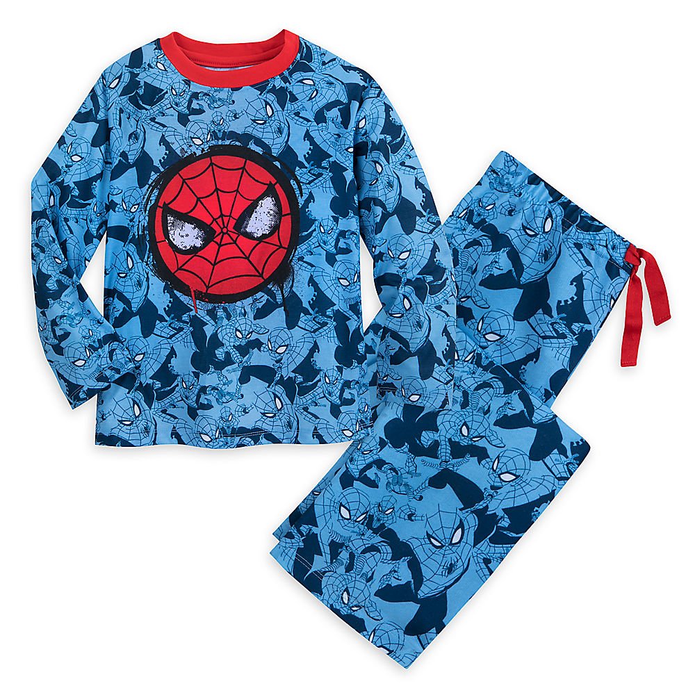 Marvel Spider-Man Kids Pajama Set - Boys Superhero Sleepwear for Bedtime & Lounging | Soft Cotton PJs for Comfortable Sleep & Play