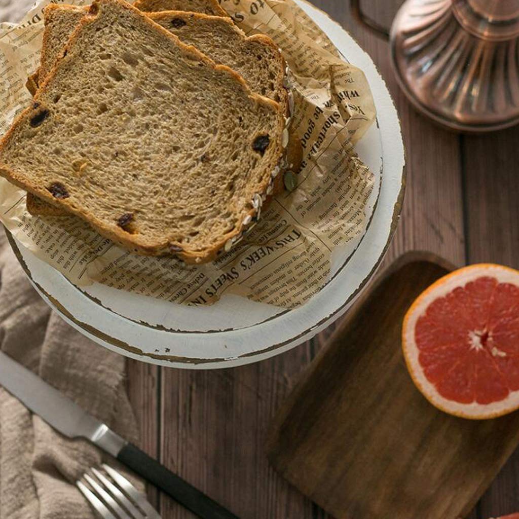 Rustic Wooden Cake Stand for Wedding, Birthday Party - 10.6