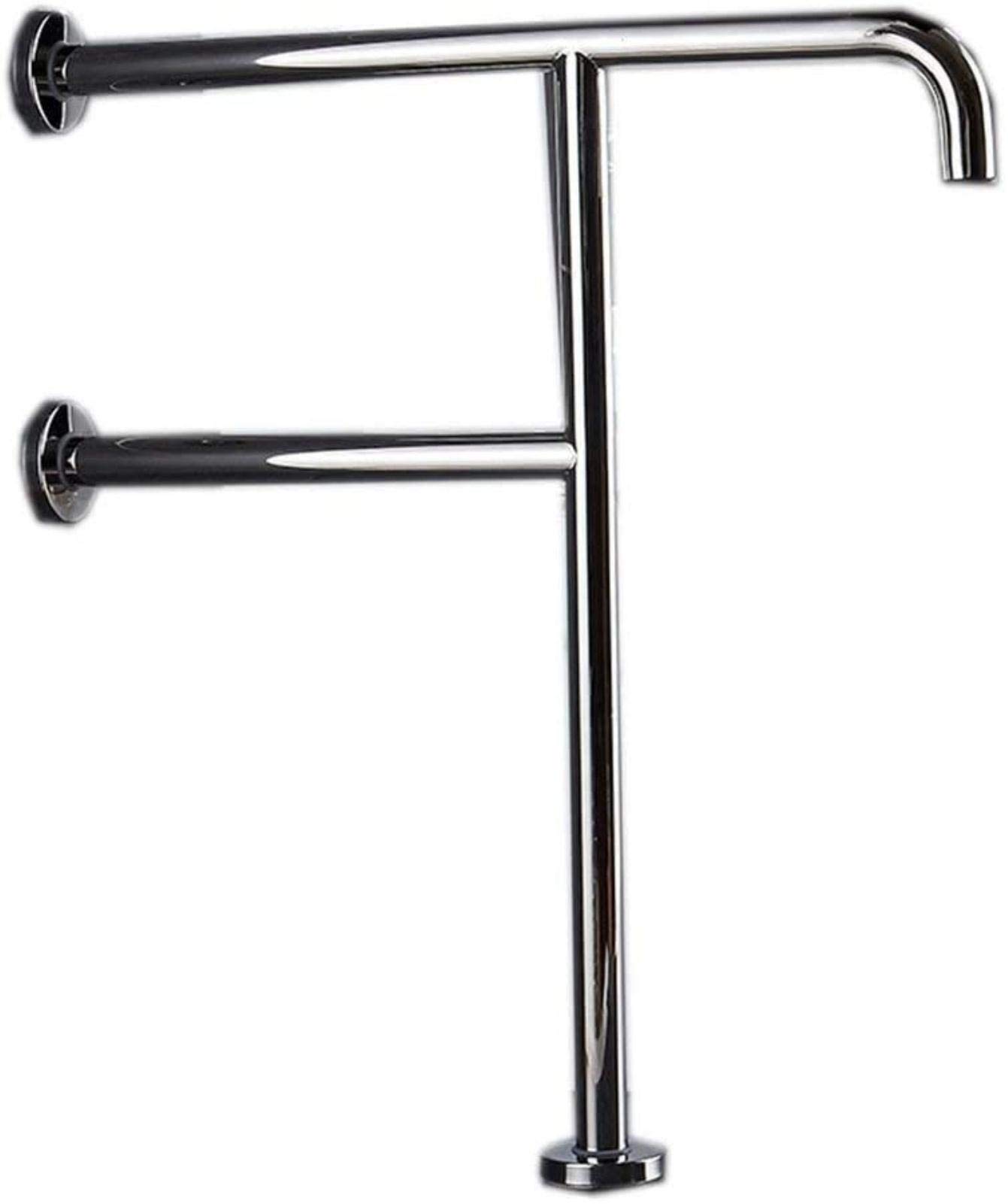 Stainless Steel Bathroom Safety Grab Bar - Heavy Duty Anti-Slip Handrail for Elderly & Disabled, ADA Compliant Shower & Bathtub Assist Handle with Secure Mounting | Ideal for Barrier-Free Bathrooms, Senior Safety & Fall Prevention