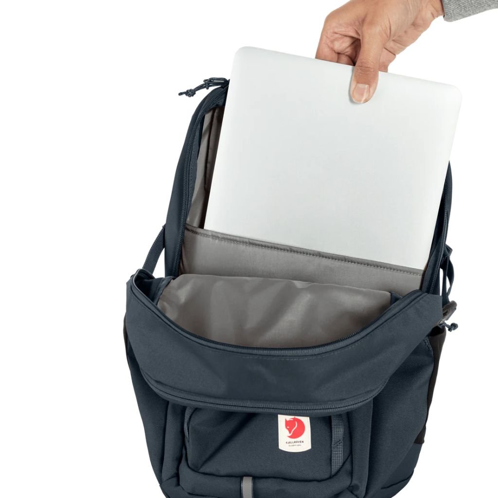 Fjallraven Skule 20L Backpack - Lightweight Water-Resistant Daypack for School, Travel & Hiking | Navy Blue Outdoor Backpack for Men & Women