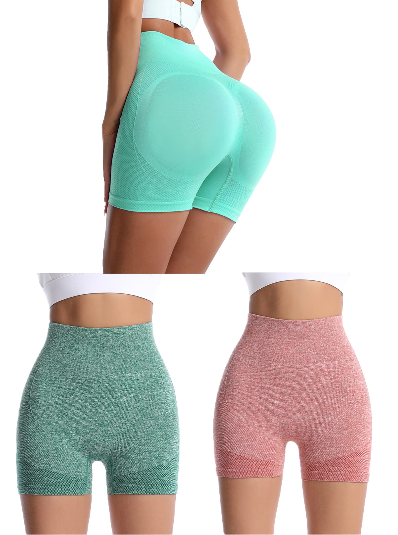BemorRun Women's High Waisted Butt Lifting Workout Shorts - Booty Scrunch Gym & Yoga Athletic Shorts for Women | Perfect for Training, Running, and Fitness Activities