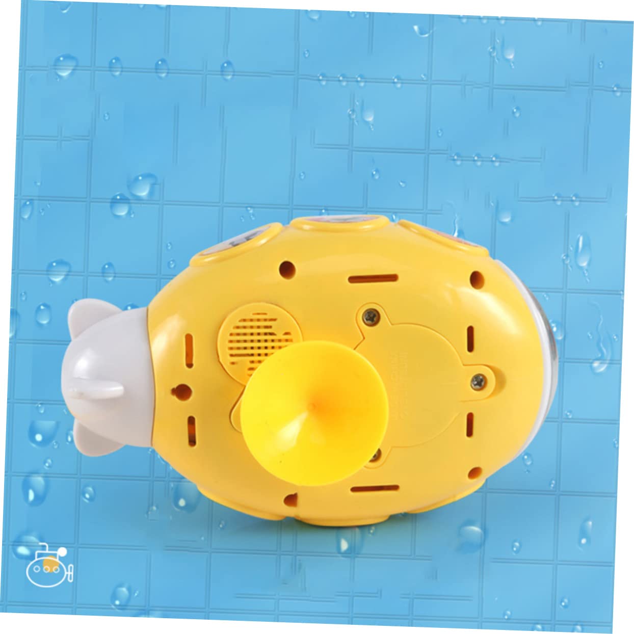HEMOTON 3-Piece Yellow Plastic Bath Toys Set for Kids Ages 3-4 - Fun Shower Time Learning & Play for Toddlers