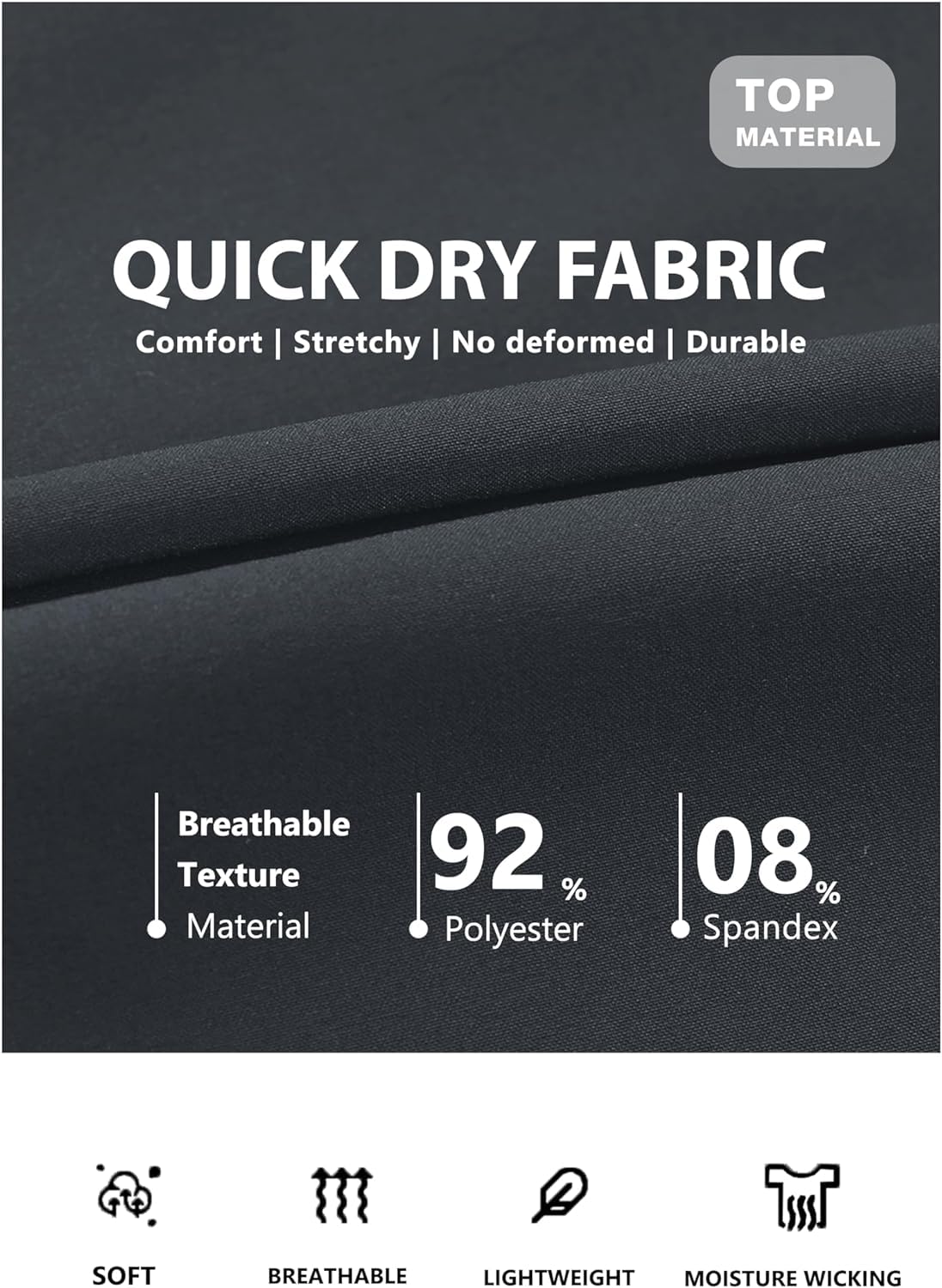 MAGCOMSEN Men's Quick Dry Workout Shorts - Breathable Running & Training Shorts with Zip Pockets - Perfect for Gym, Jogging & Outdoor Sports