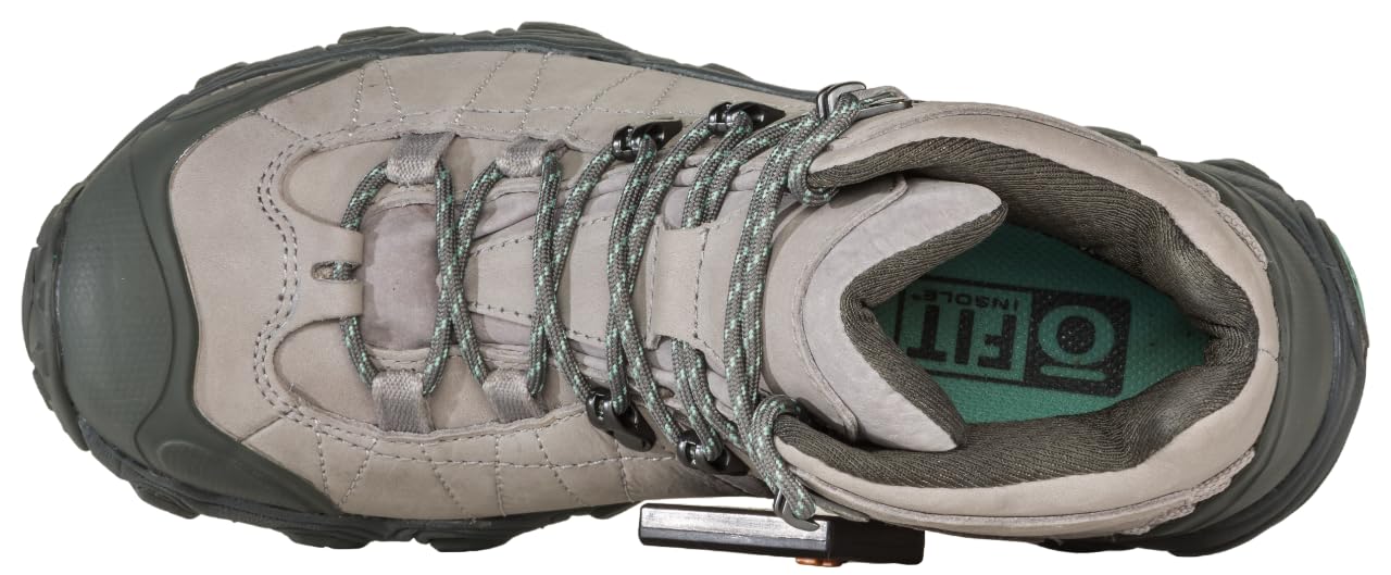 Oboz Women's Bridger Mid B-DRY Waterproof Hiking Boots - Lightweight & Durable for Outdoor Adventures, Trail Walking & Backpacking