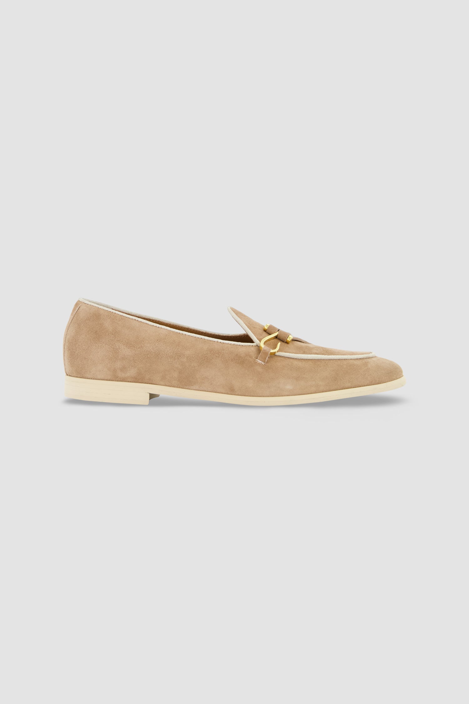 Edhen Milano Comporta Go Beige Suede Loafers for Women - Comfortable Slip-On Driving Shoes - Perfect for Casual Wear, Office & Travel