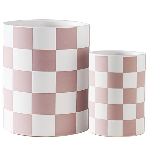 Purplish-pink Checkered
