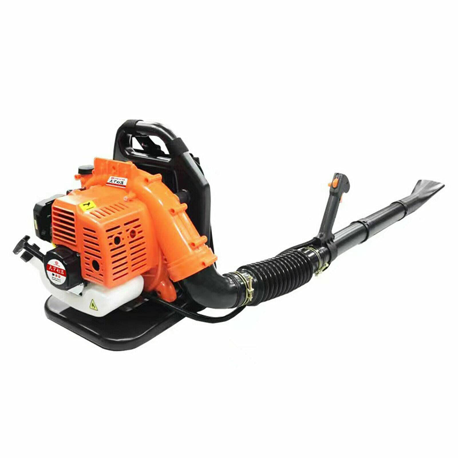 42.7Cc 2-Stroke Gas Powered Backpack Leaf Blower - Commercial Grade Lawn & Snow Blowing Machine with Silencer (720m³/h Airflow) - Ideal for Yard Cleaning, Lawn Maintenance, and Snow Removal