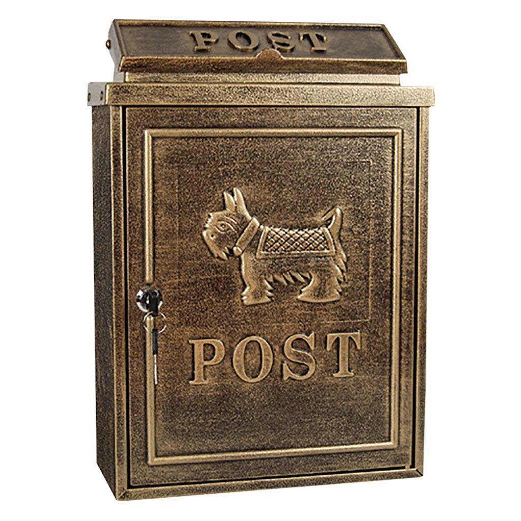 Villa Home Outdoor Multi-Function Mail Drop Box - Waterproof & Stylish Mailbox for Porch, Garden & Front Yard (Color: C)