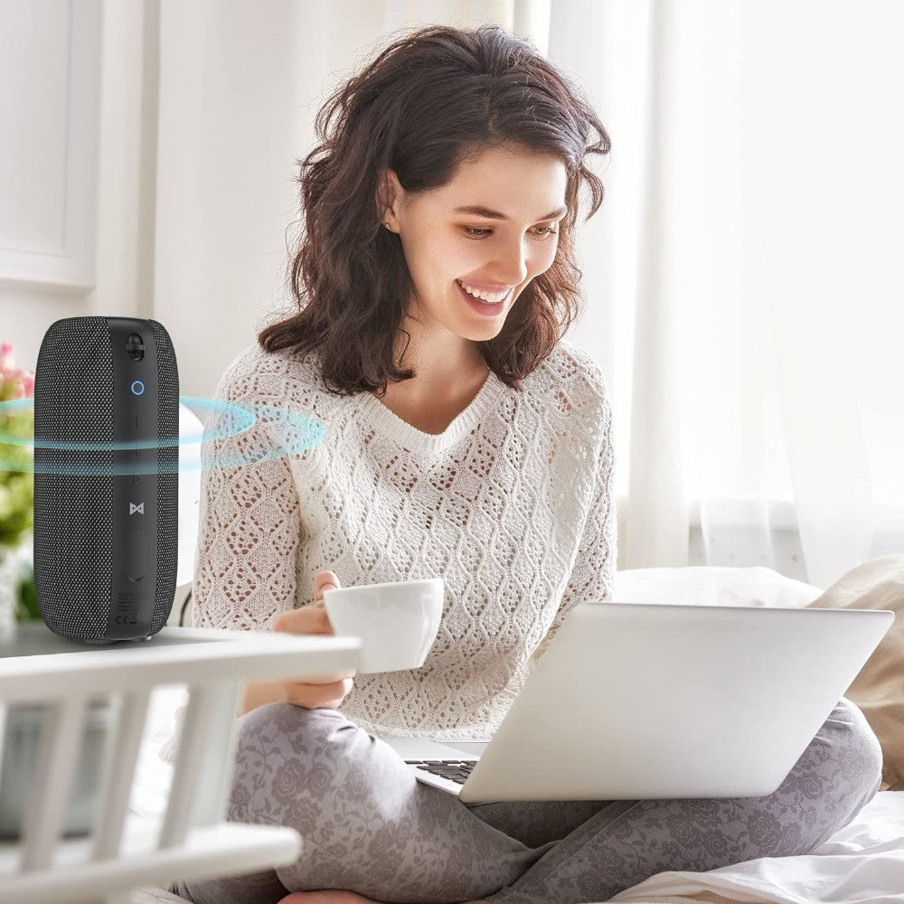 MONSTER S320 Portable Bluetooth Speaker - Wireless Outdoor Speaker with Powerful Bass, IPX5 Waterproof, 20H Playtime - Perfect for Camping, Beach, Pool Parties & Travel