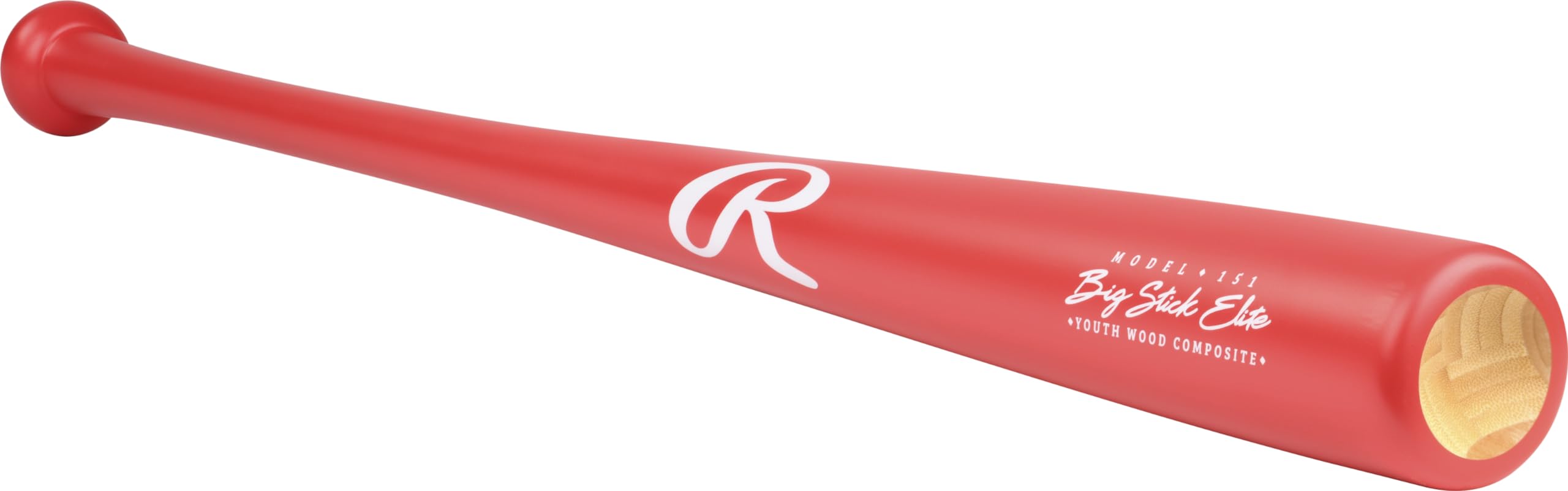 Rawlings Big Stick Elite RBSC151Y Youth Baseball Bat - Maple/Bamboo/Composite Hybrid for Enhanced Performance | Perfect for Little League, Training & Competitive Play
