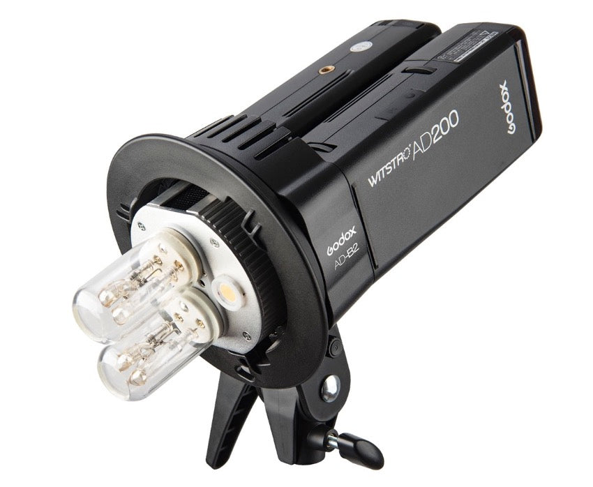 Godox AD200 Dual Power Flash Bracket - Professional Photography Lighting Accessory for Studio, Portrait & Outdoor Shooting