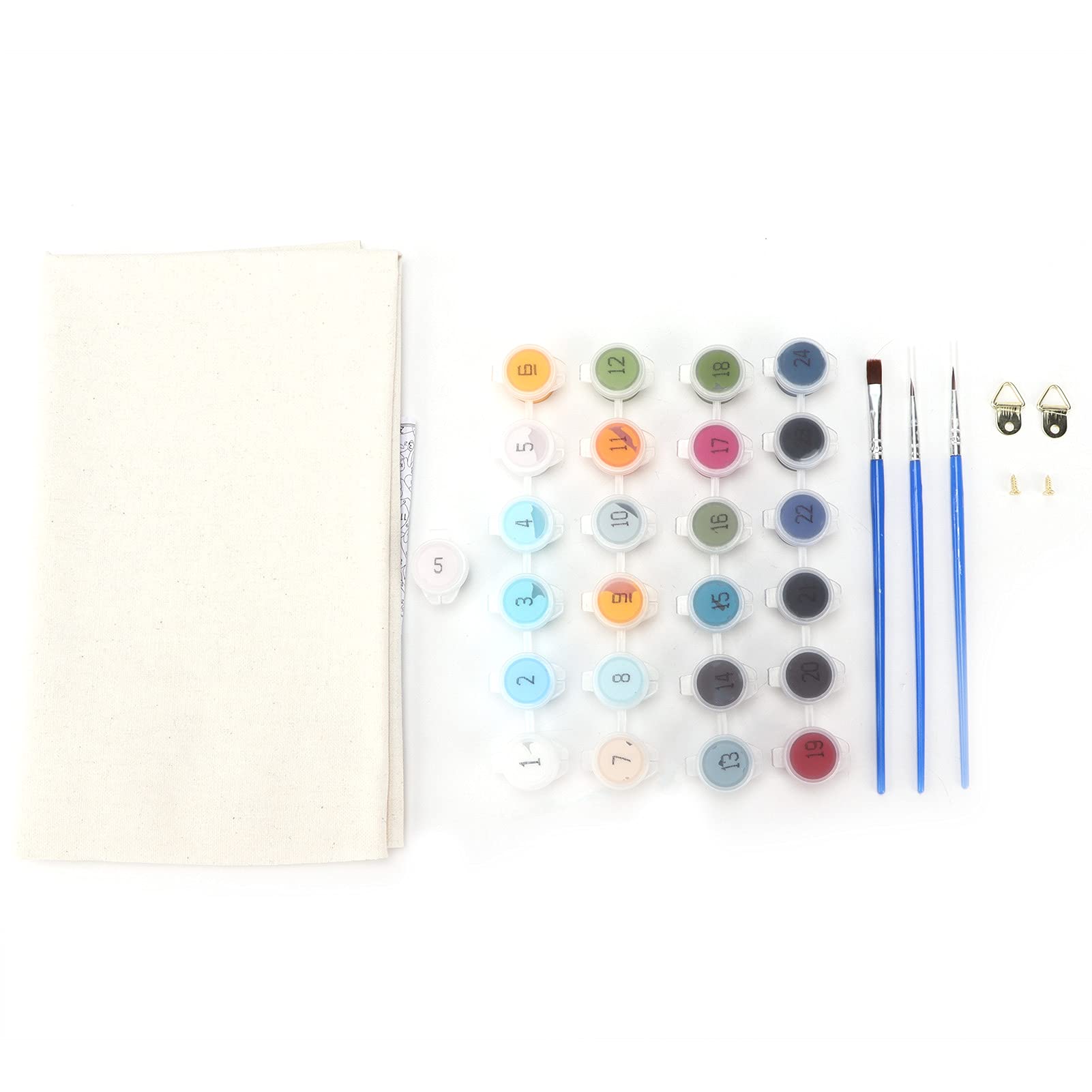 DIY Numbered Painting Kits for Adults & Beginners - Complete Drawing Sets with Canvas & Brushes - Perfect Gift for Family, Friends, Art Lovers - Home Decor & Stress Relief Activity